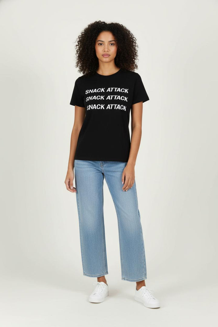 Tee-shirt Noir et Blanc - Taille M/38 de la marque Ganni | PARAD98987 - Vendu par Paradigme - Image 1