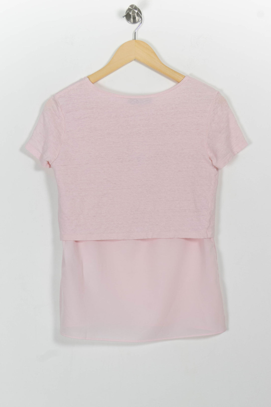 Tee-shirt Rose - Taille M/38 de la marque Sandro | PARAD98989 - Vendu par Paradigme - Image 4