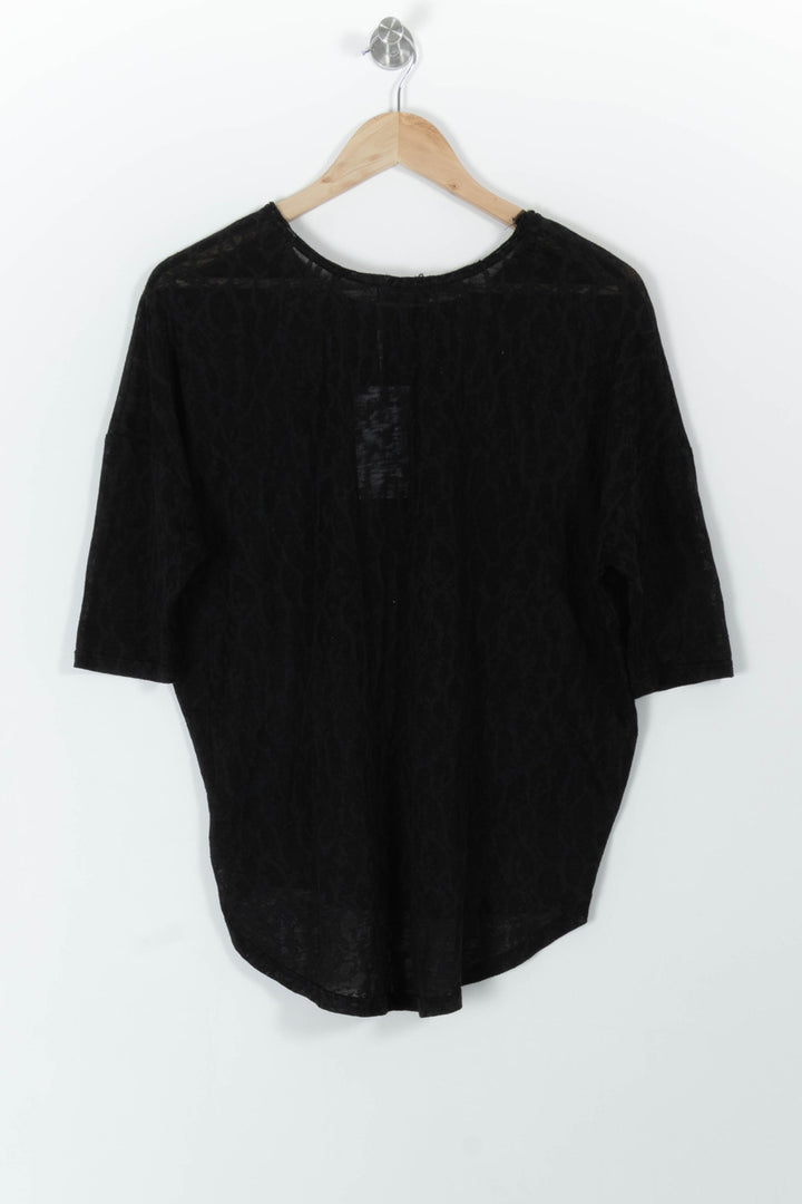 Blouse Noire - Taille M/38 de la marque Suncoo | PARAD98993 - Vendu par Paradigme - Image 4