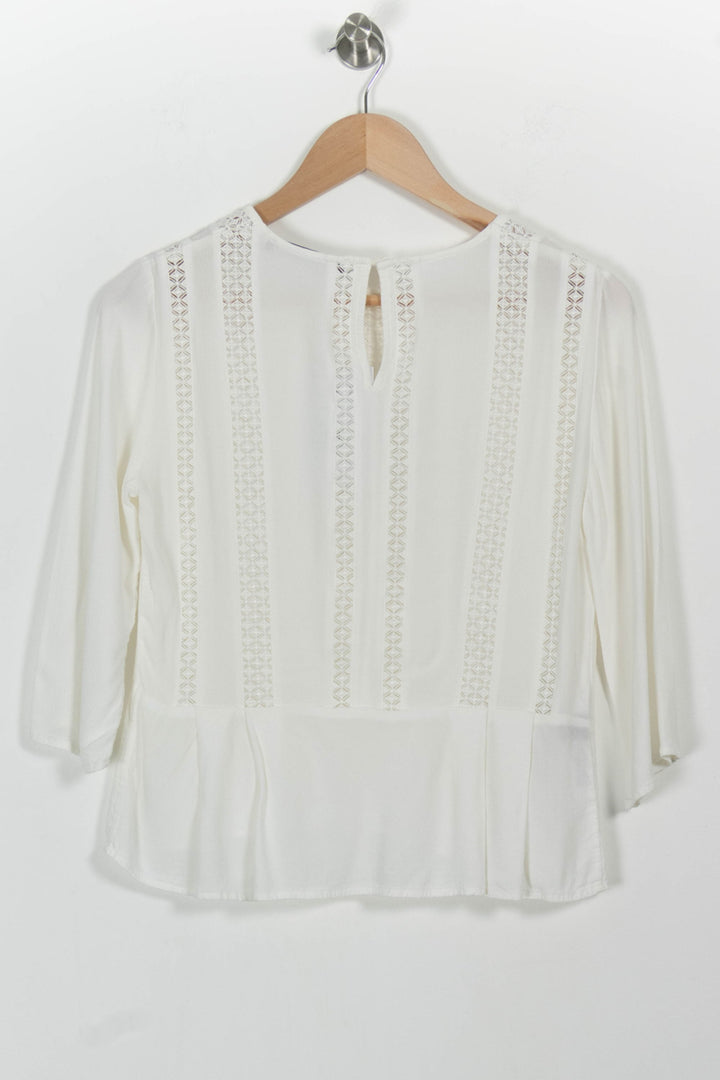 Blouse Blanche - Taille M/38 de la marque Comptoir des Cotonniers | PARAD98996 - Vendu par Paradigme - Image 4