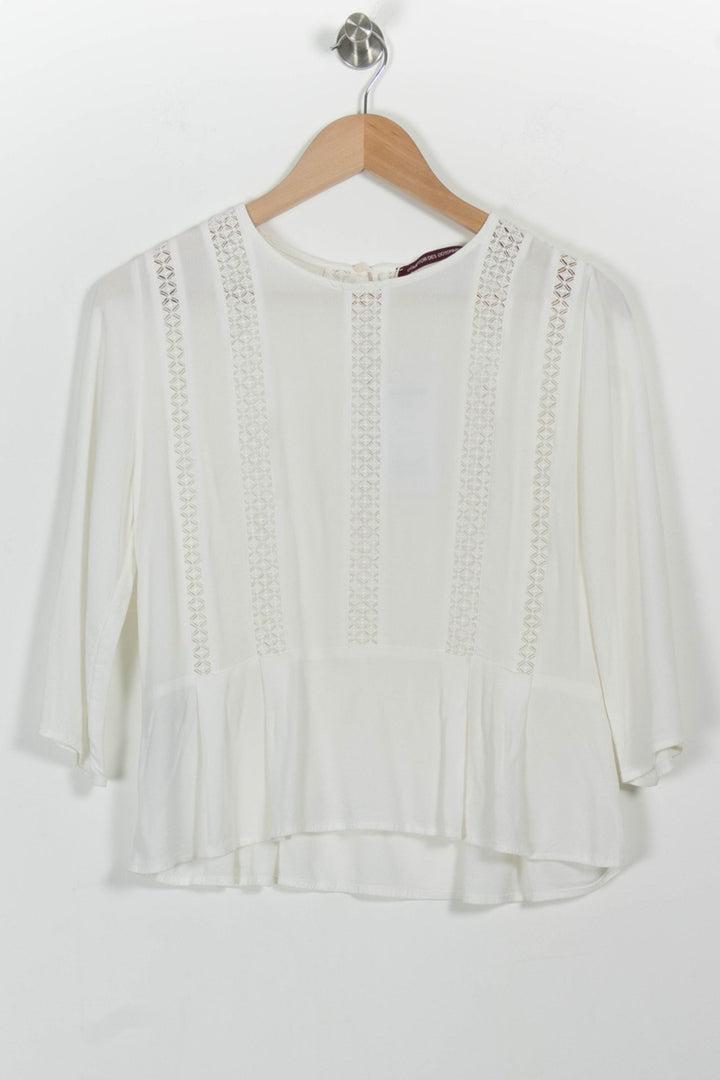 Blouse Blanche - Taille M/38 de la marque Comptoir des Cotonniers | PARAD98996 - Vendu par Paradigme - Image 2