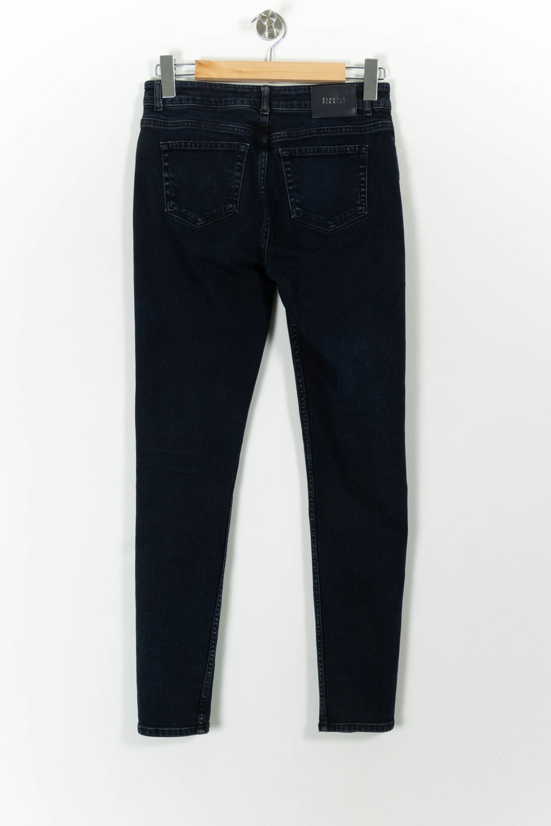 Jean Slim Bleu - Taille M/38 de la marque Claudie Pierlot | PARAD98998 - Vendu par Paradigme - Image 4