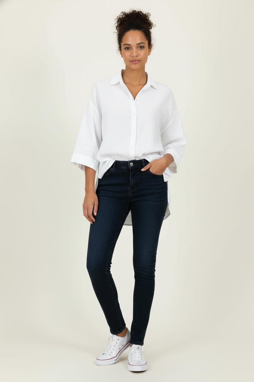 Jean Slim Bleu - Taille M/38 de la marque Claudie Pierlot | PARAD98998 - Vendu par Paradigme - Image 1