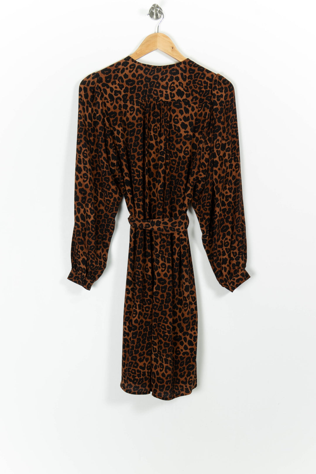 Robe Léopard Marron et Noir - Taille S/36 de la marque La Fée Maraboutée | PARAD99001 - Vendu par Paradigme - Image 4