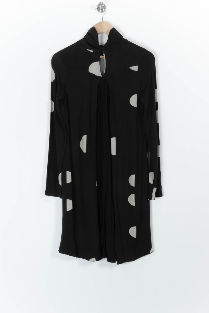 Robe Noire et Blanche - Taille XS/34 de la marque La Fée Maraboutée | PARAD99005 - Vendu par Paradigme - Image 4