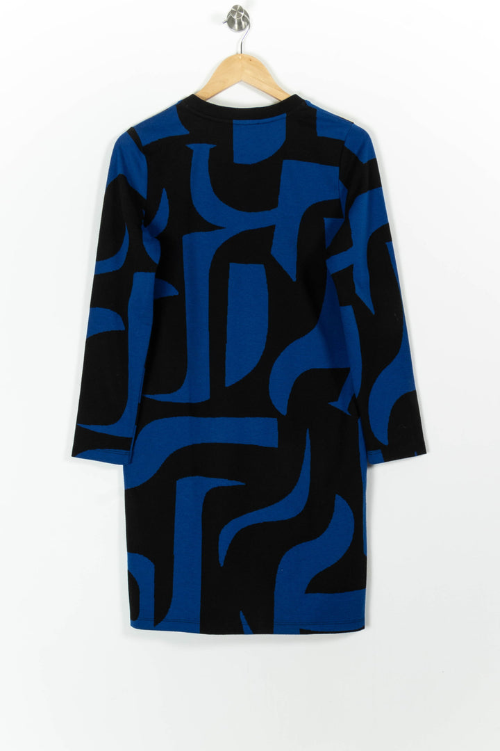 Robe Bleu et Noir - Taille S/36 de la marque La Fée Maraboutée | PARAD99007 - Vendu par Paradigme - Image 4