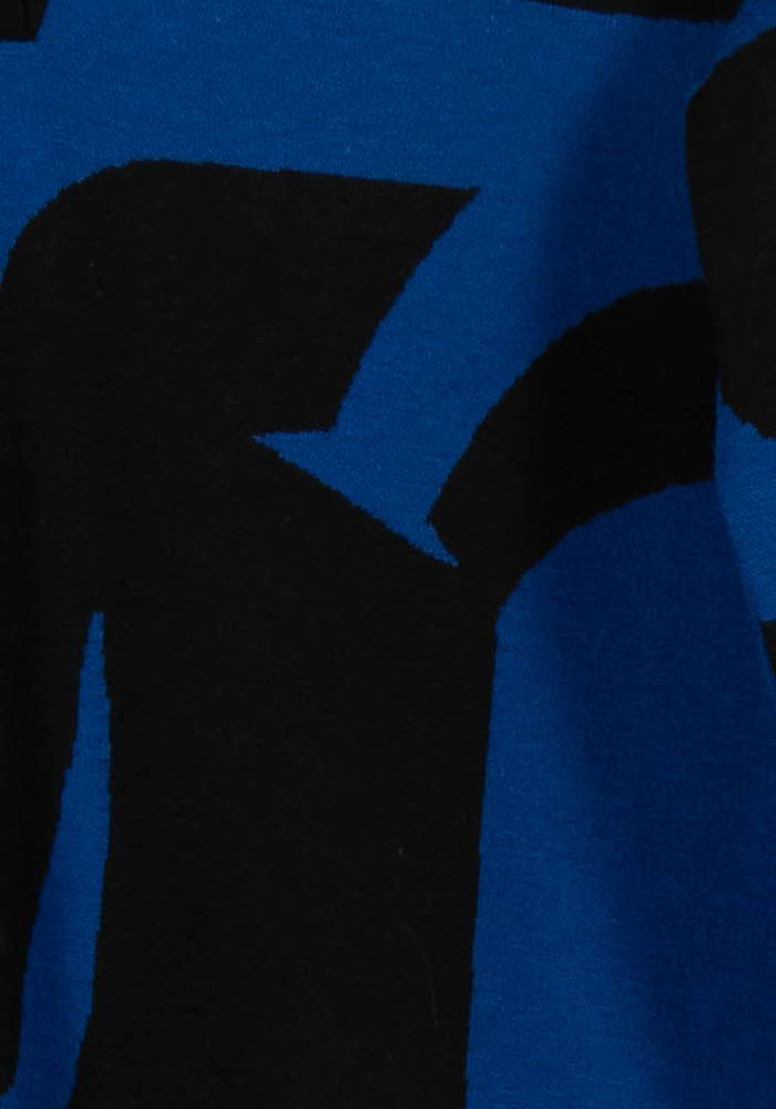 Robe Bleu et Noir - Taille S/36 de la marque La Fée Maraboutée | PARAD99007 - Vendu par Paradigme - Image 3