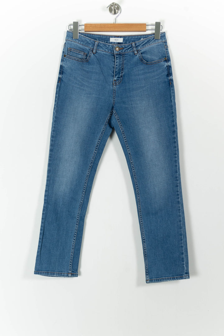 Jean Droit Bleu - Taille S/36 de la marque Labdip | PARAD99008 - Vendu par Paradigme - Image 2