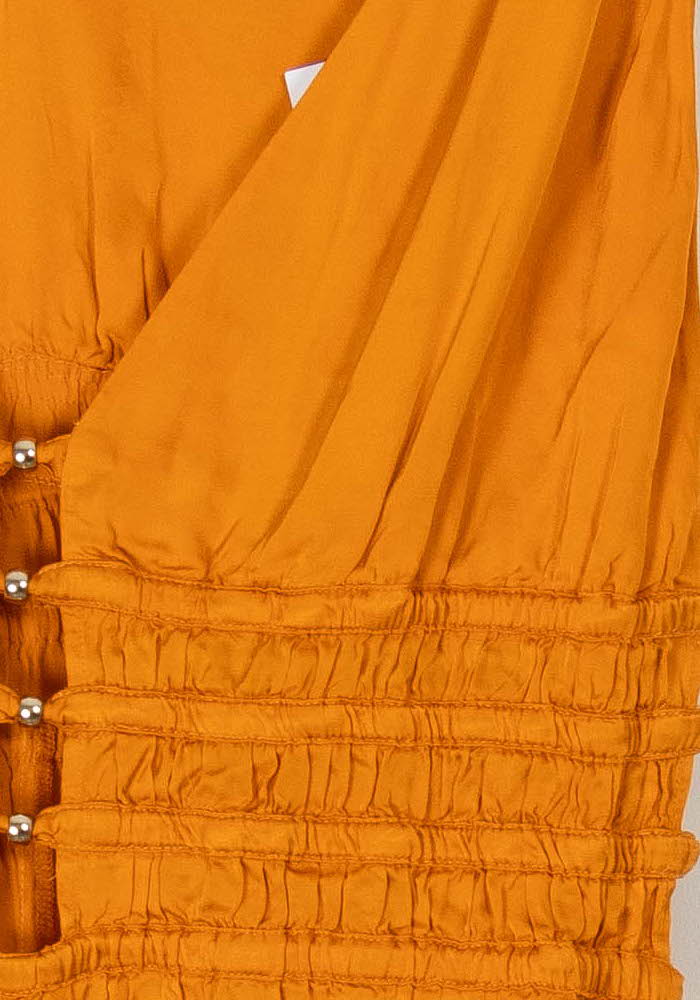 Robe Longue Orange - Taille XL/42 de la marque Maje | PARAD99009 - Vendu par Paradigme - Image 3