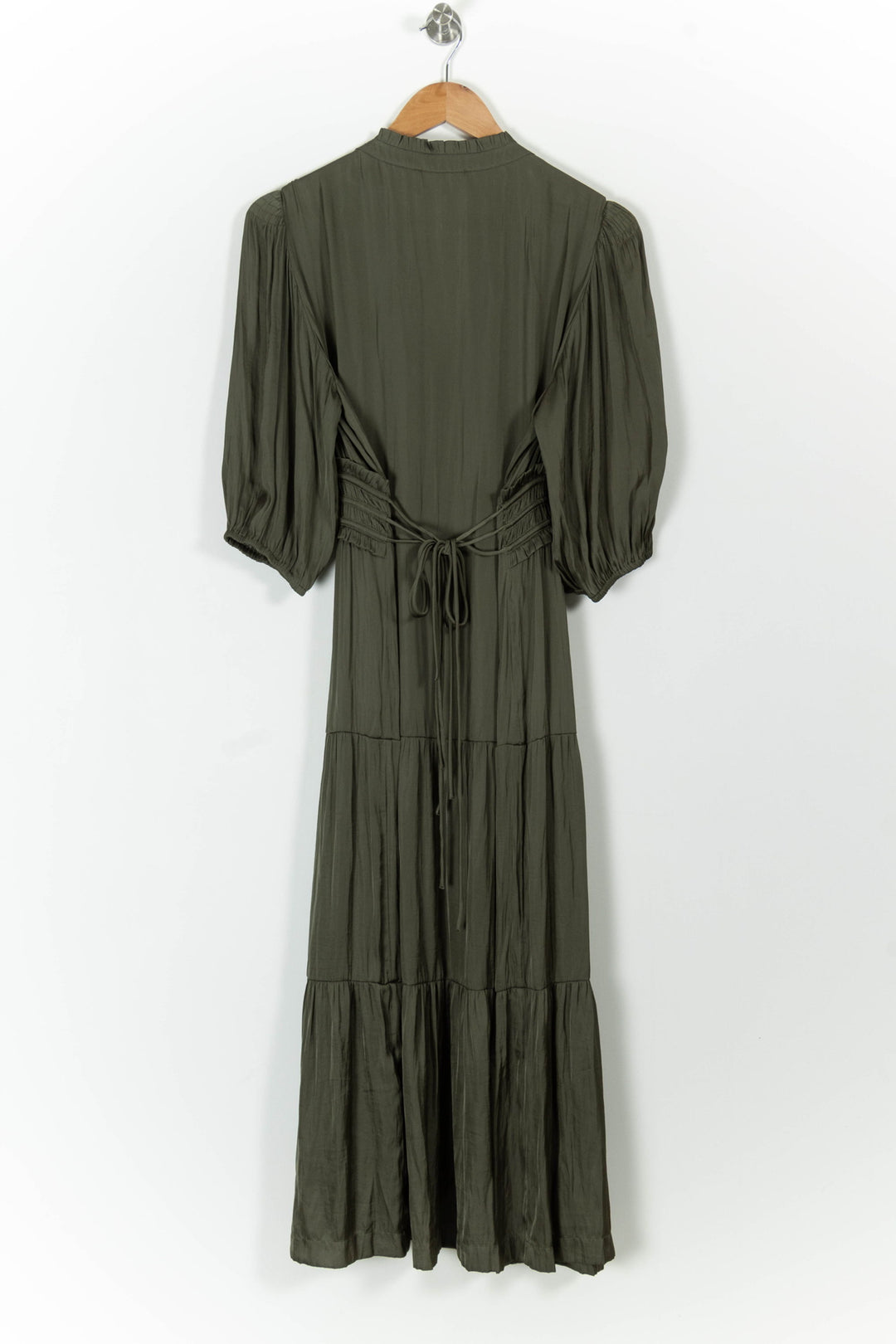 Robe Midi Verte - Taille L/40 de la marque ba&sh | PARAD99010 - Vendu par Paradigme - Image 4