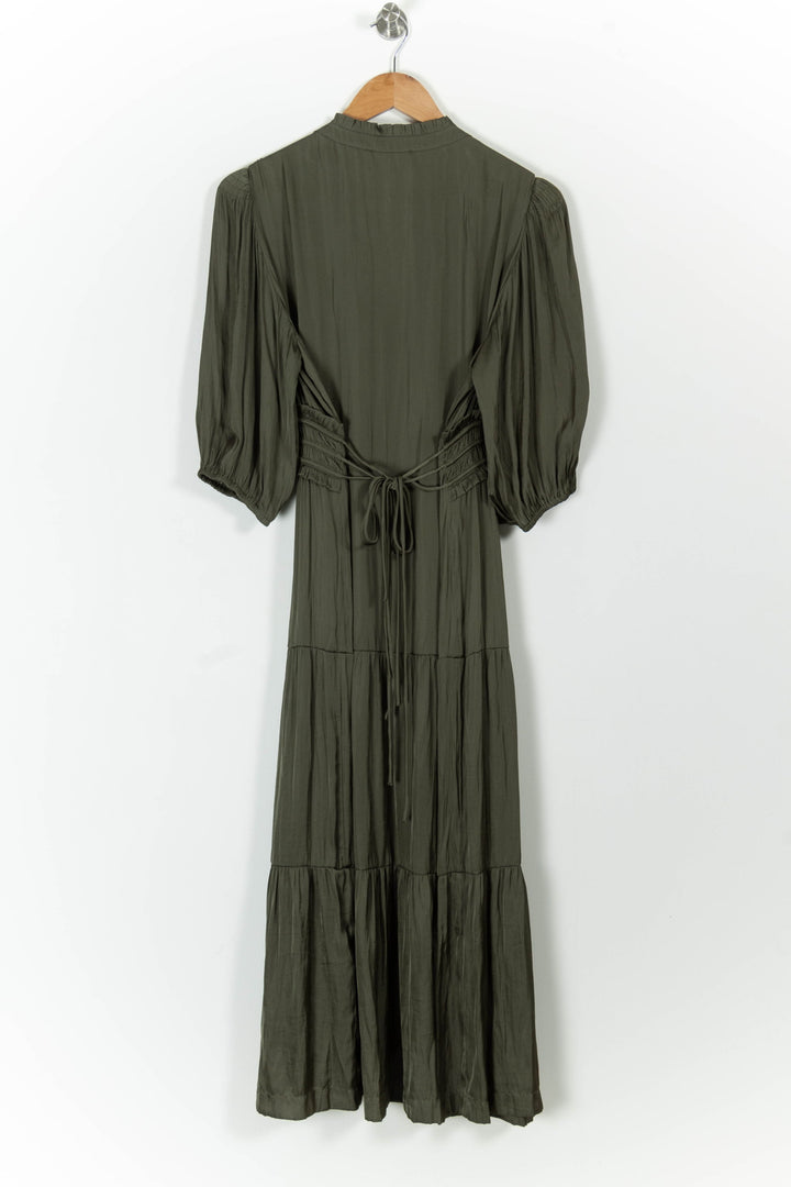 Robe Midi Verte - Taille L/40 de la marque ba&sh | PARAD99010 - Vendu par Paradigme - Image 4