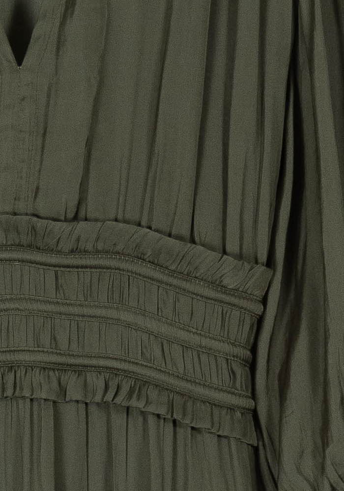 Robe Midi Verte - Taille L/40 de la marque ba&sh | PARAD99010 - Vendu par Paradigme - Image 3