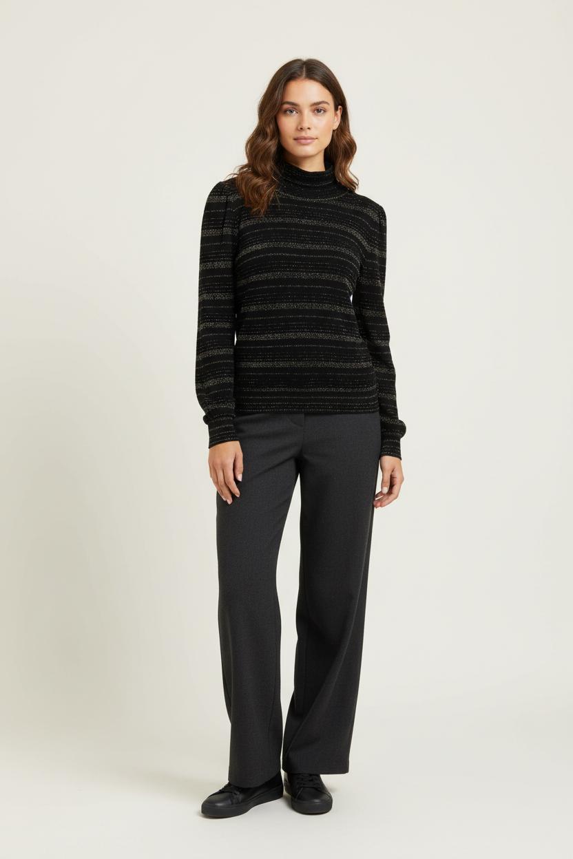 Pull Noir et Argenté - Taille S/36 de la marque Petite Mendigote | PARAD99017 - Vendu par Paradigme - Image 1