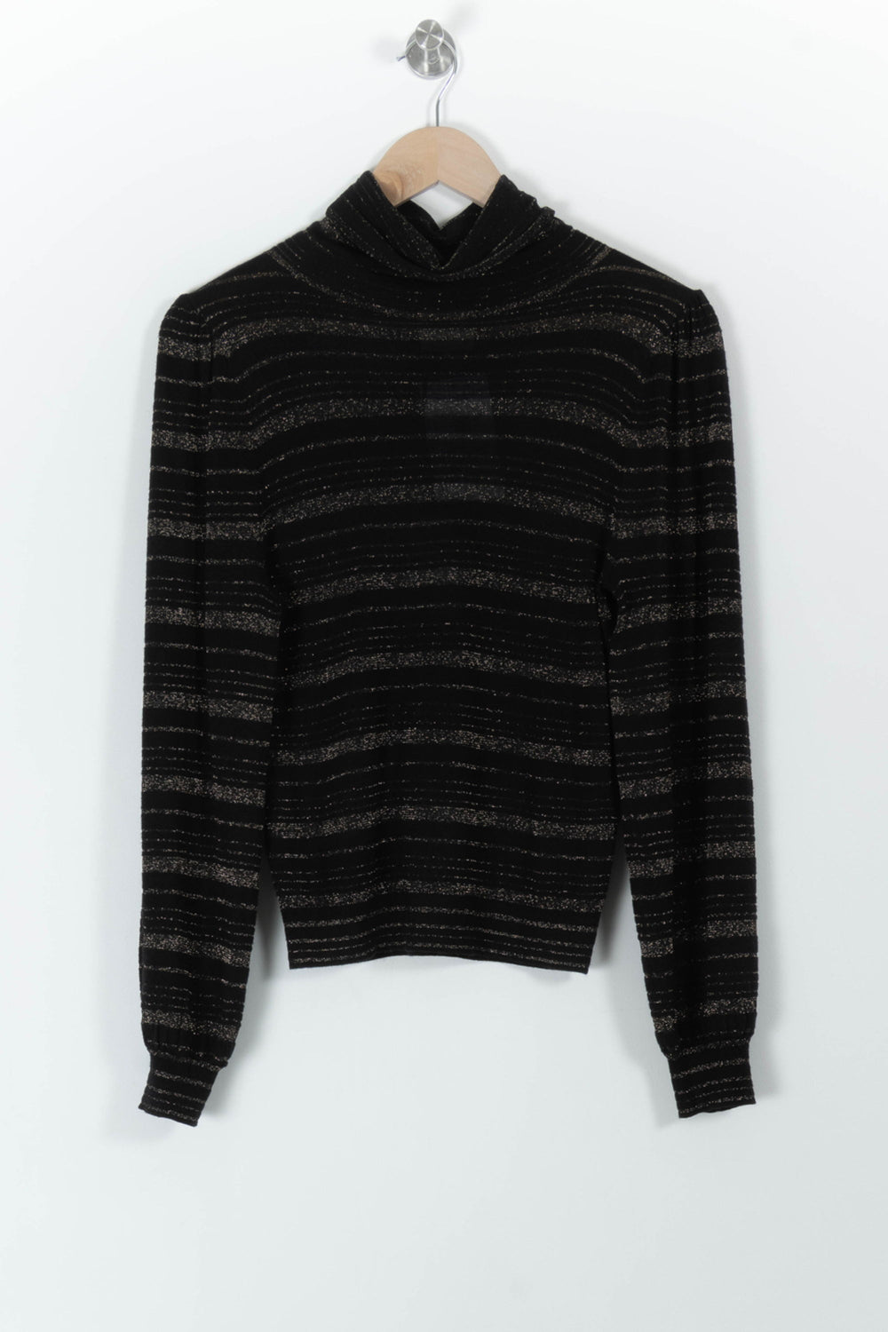Pull Noir et Argenté - Taille S/36 de la marque Petite Mendigote | PARAD99017 - Vendu par Paradigme - Image 2