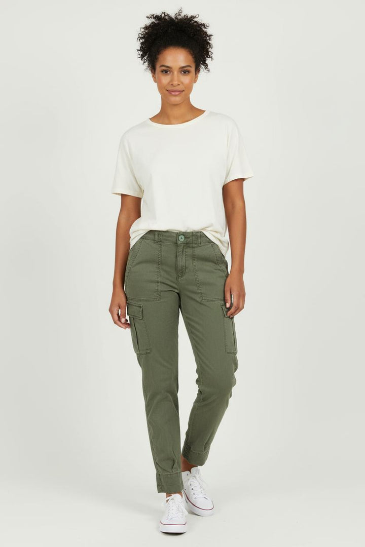 Pantalon Cargo Vert - Taille XS/34 de la marque Caroll | PARAD99024 - Vendu par Paradigme - Image 1