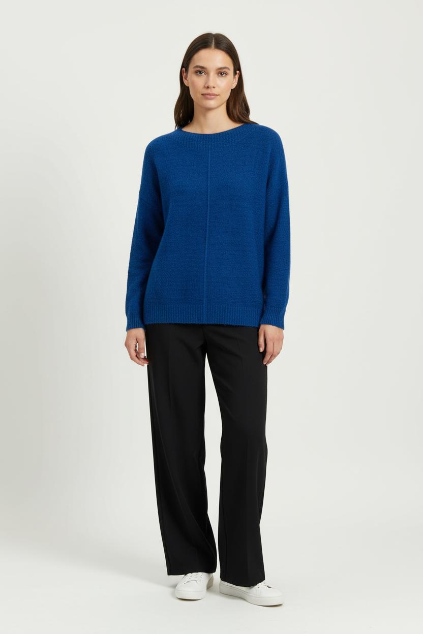 Pull Bleu - Taille S/36 de la marque La Fée Maraboutée | PARAD99031 - Vendu par Paradigme - Image 1