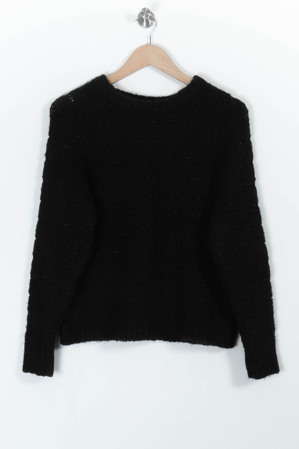 Pull Noir - Taille S/36 de la marque La Fée Maraboutée | PARAD99033 - Vendu par Paradigme - Image 2