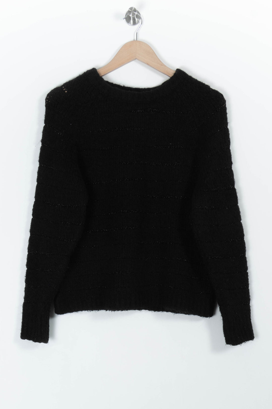 Pull Noir - Taille S/36 de la marque La Fée Maraboutée | PARAD99033 - Vendu par Paradigme - Image 2