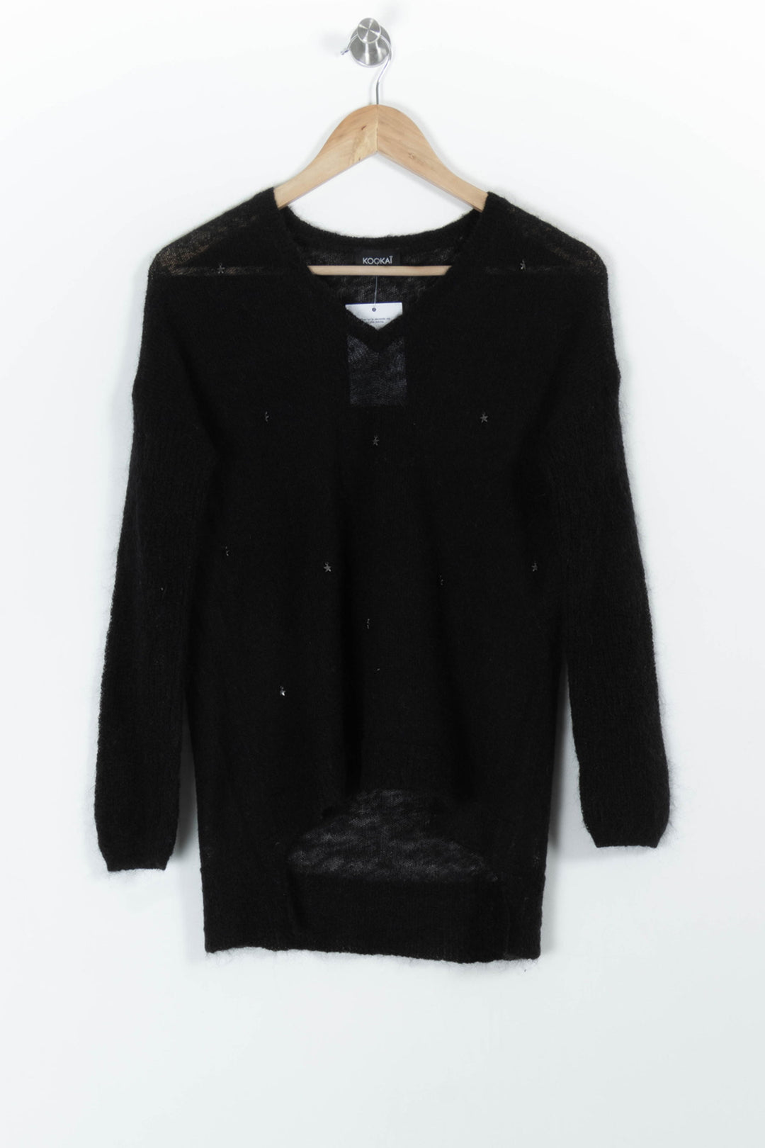 Pull Noir - Taille S/36 de la marque Kookai | PARAD99034 - Vendu par Paradigme - Image 2
