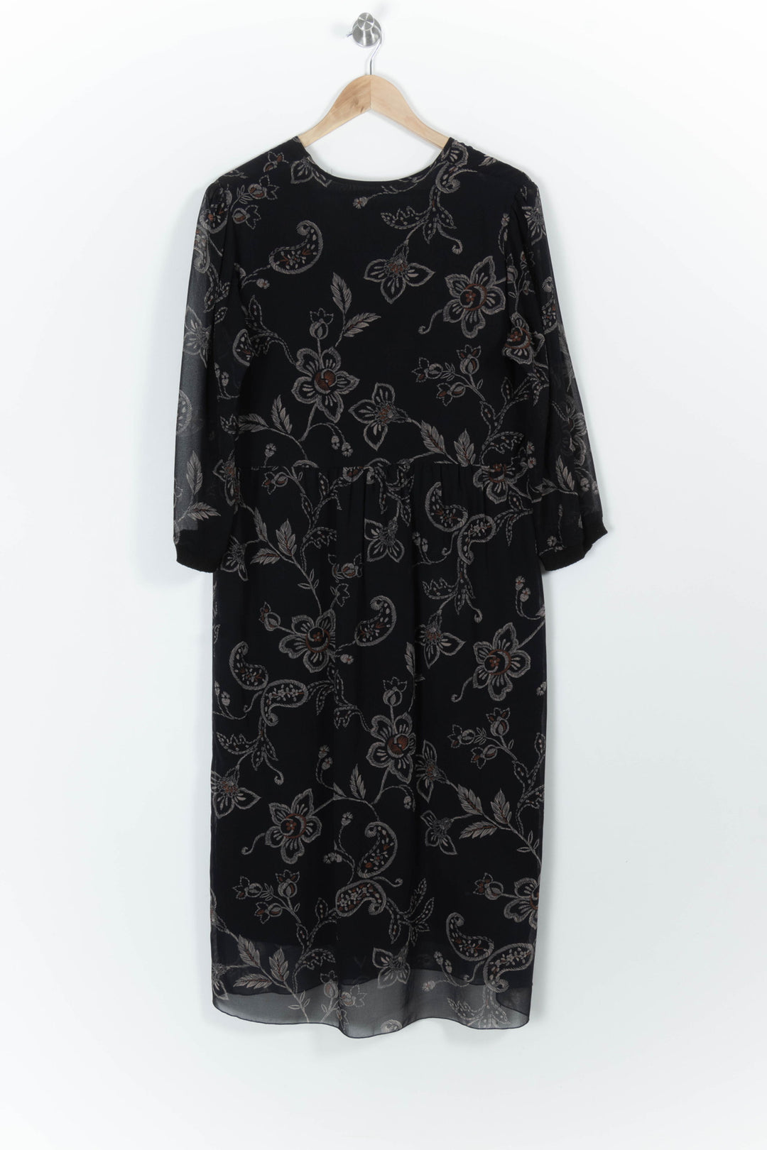 Robe Noire et Grise - Taille L/40 de la marque La Fée Maraboutée | PARAD99037 - Vendu par Paradigme - Image 4