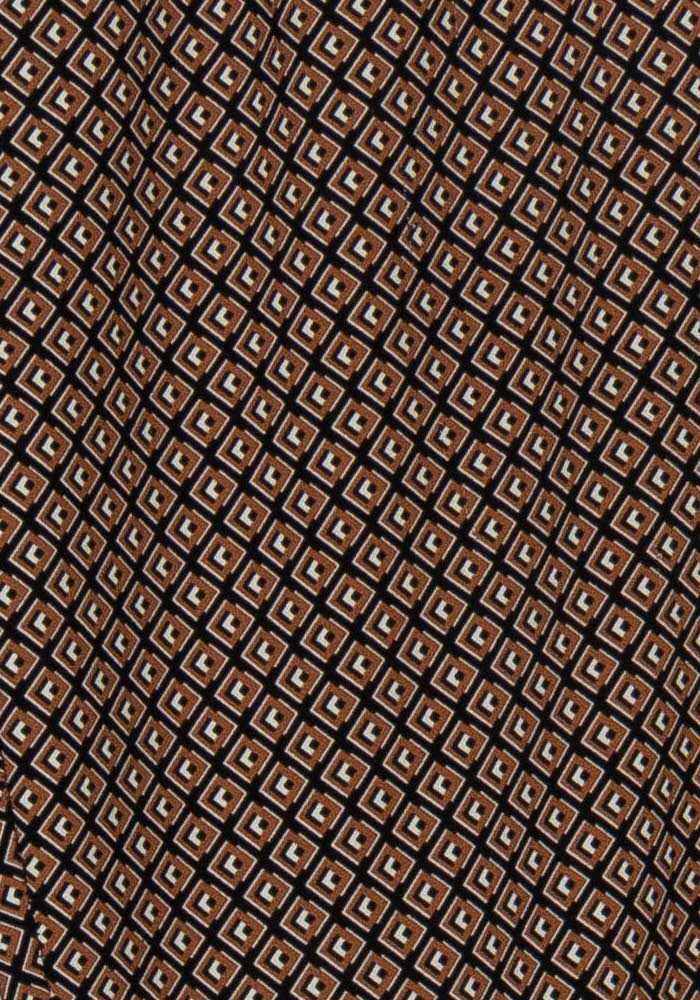 Pantalon Imprimé Marron et Noir - Taille M/38 de la marque La Fée Maraboutée | PARAD99039 - Vendu par Paradigme - Image 3