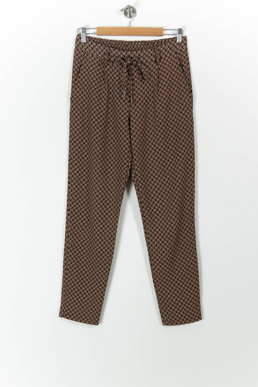 Pantalon Imprimé Marron et Noir - Taille M/38 de la marque La Fée Maraboutée | PARAD99039 - Vendu par Paradigme - Image 2