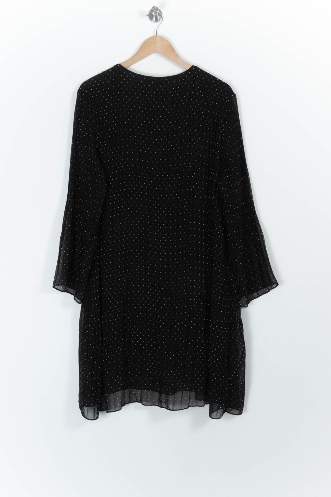 Robe Noire à Pois Blancs - Taille M/38 de la marque La Fée Maraboutée | PARAD99041 - Vendu par Paradigme - Image 4