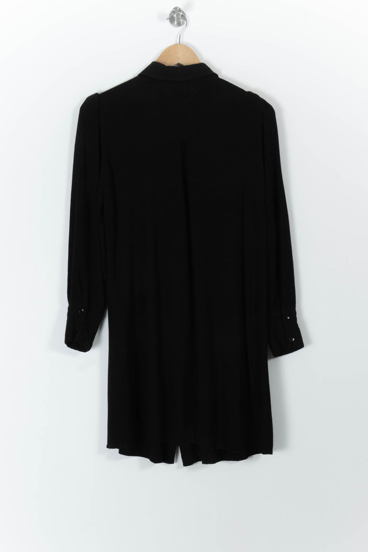 Robe Chemise Noire - Taille L/40 de la marque La Fée Maraboutée | PARAD99042 - Vendu par Paradigme - Image 4