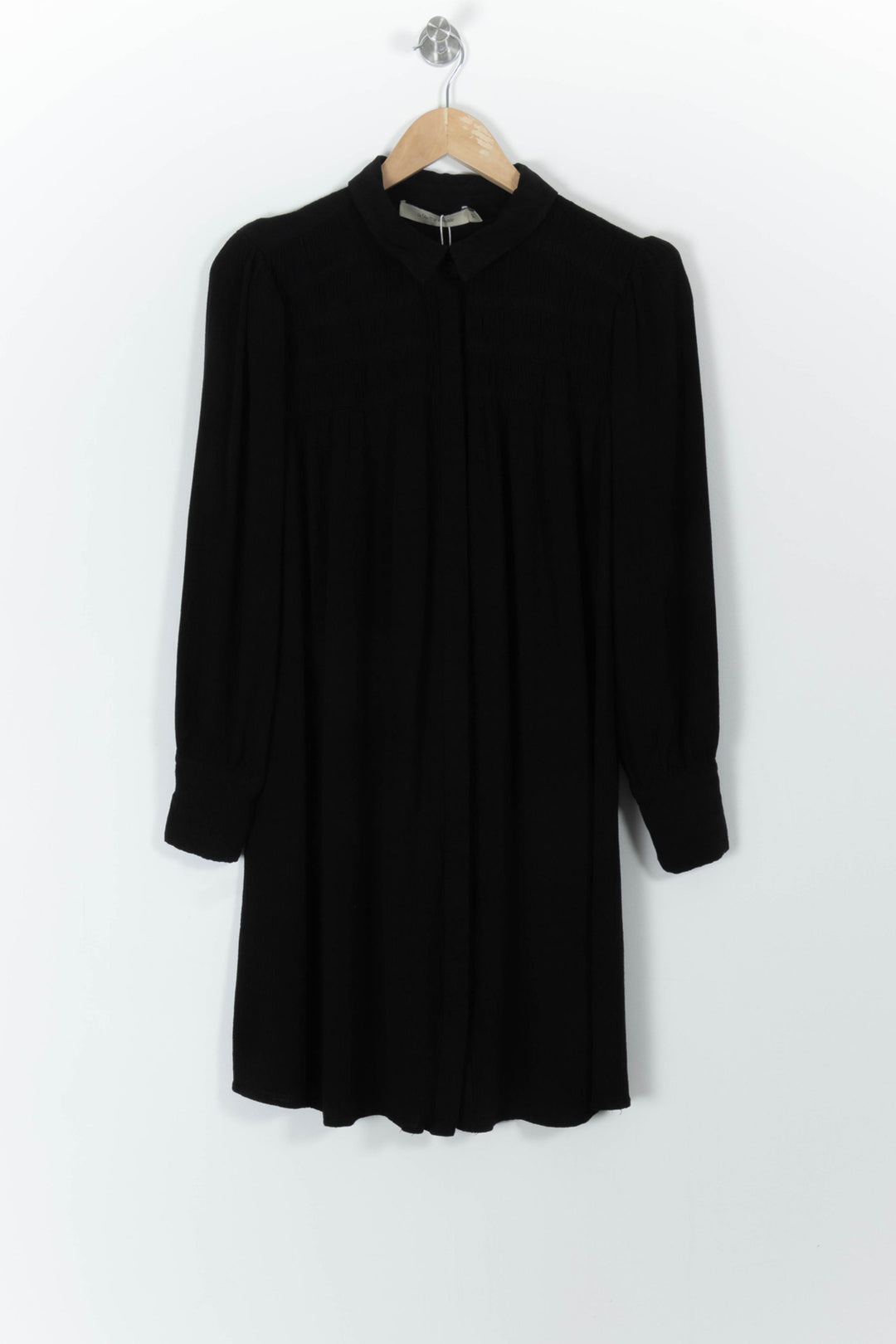 Robe Chemise Noire - Taille L/40 de la marque La Fée Maraboutée | PARAD99042 - Vendu par Paradigme - Image 2