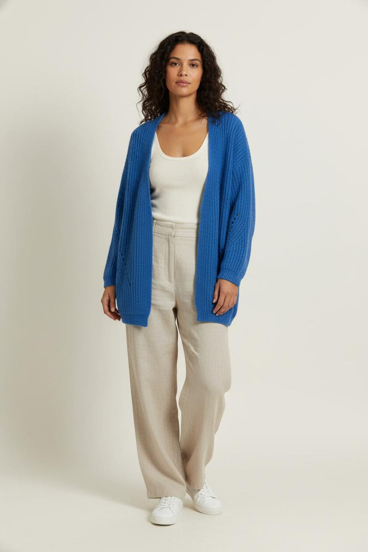 Cardigan Bleu - Taille L/40 de la marque La Fée Maraboutée | PARAD99044 - Vendu par Paradigme - Image 1