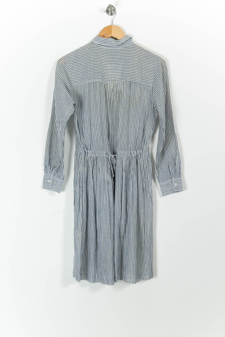 Robe Chemise Bleu et Blanc - Taille S/36 de la marque Stella Forest | PARAD99046 - Vendu par Paradigme - Image 4