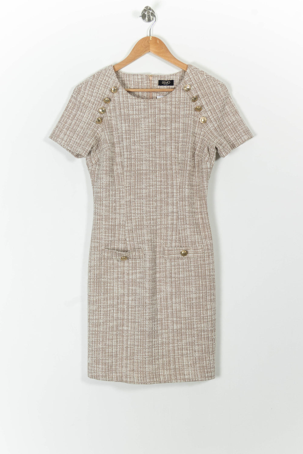 Robe Courte Beige - Taille S/36 de la marque Liu Jo | PARAD99047 - Vendu par Paradigme - Image 2