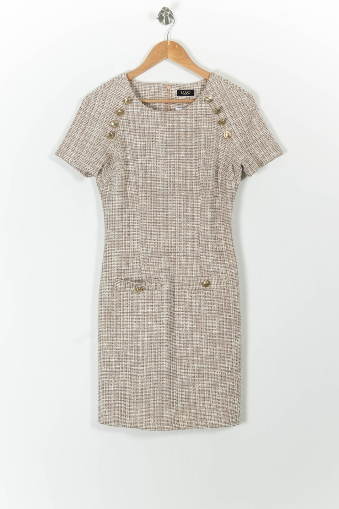 Robe Courte Beige - Taille S/36 de la marque Liu Jo | PARAD99047 - Vendu par Paradigme - Image 2