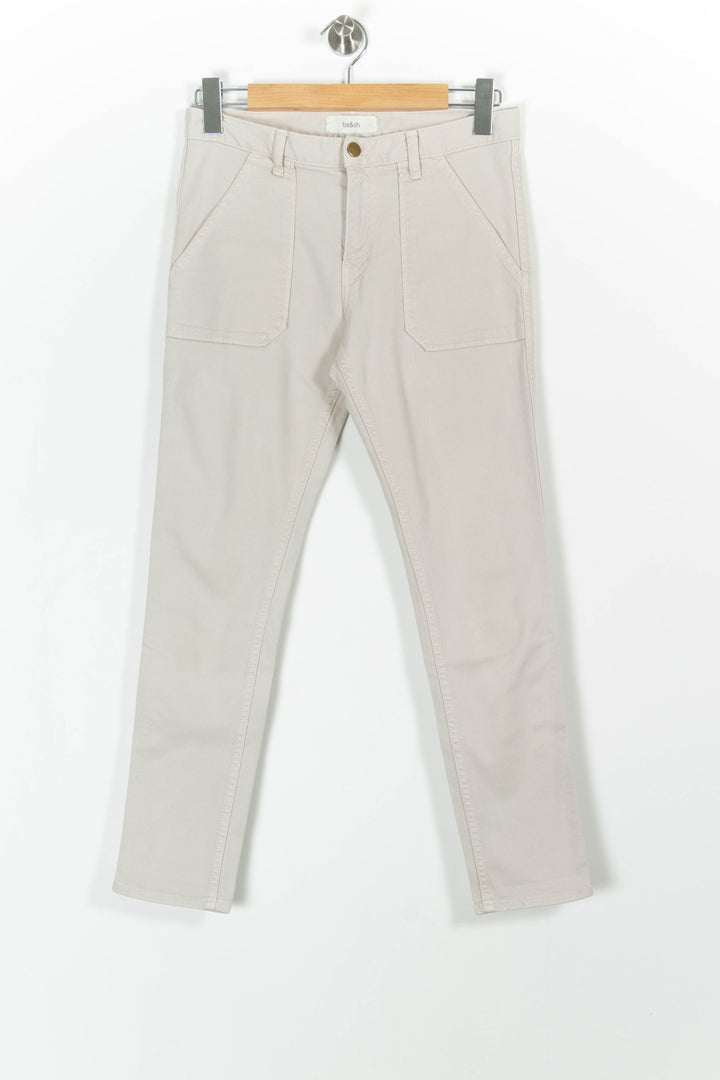 Pantalon Beige - Taille S/36 de la marque ba&sh | PARAD99048 - Vendu par Paradigme - Image 2