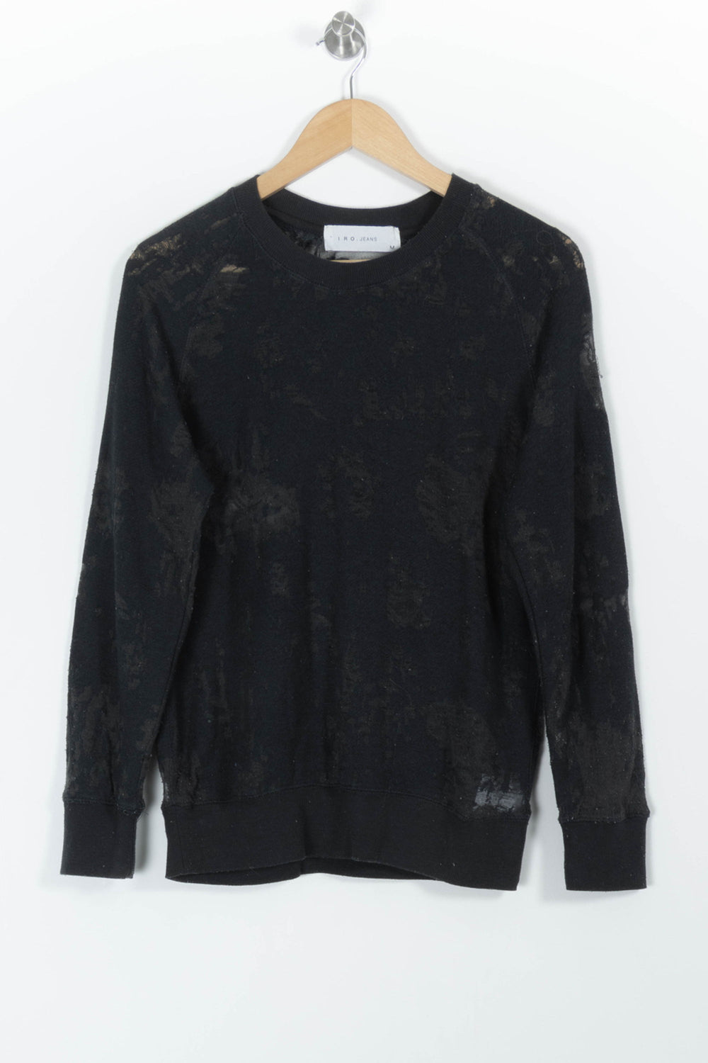 Sweat Noir et Doré - Taille M/38 de la marque IRO | PARAD99053 - Vendu par Paradigme - Image 2