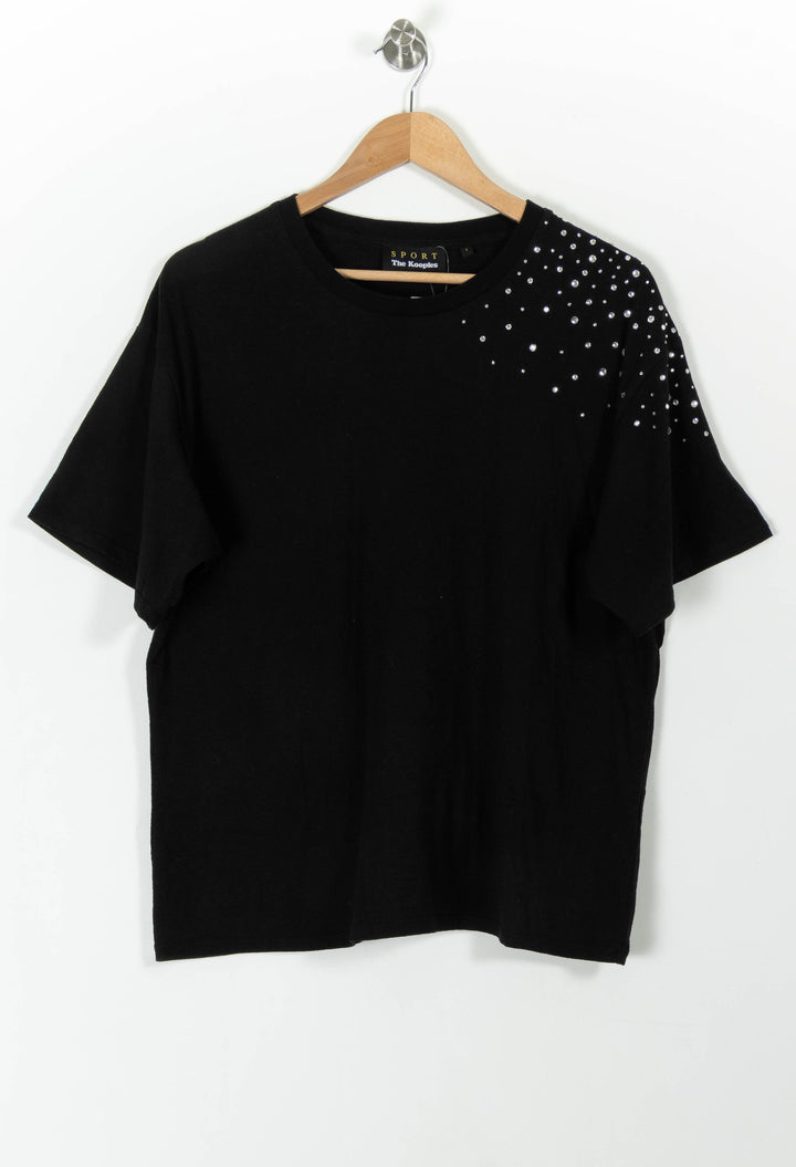 Tee-shirt Noir - Taille S/36 de la marque The Kooples | PARAD99057 - Vendu par Paradigme - Image 2