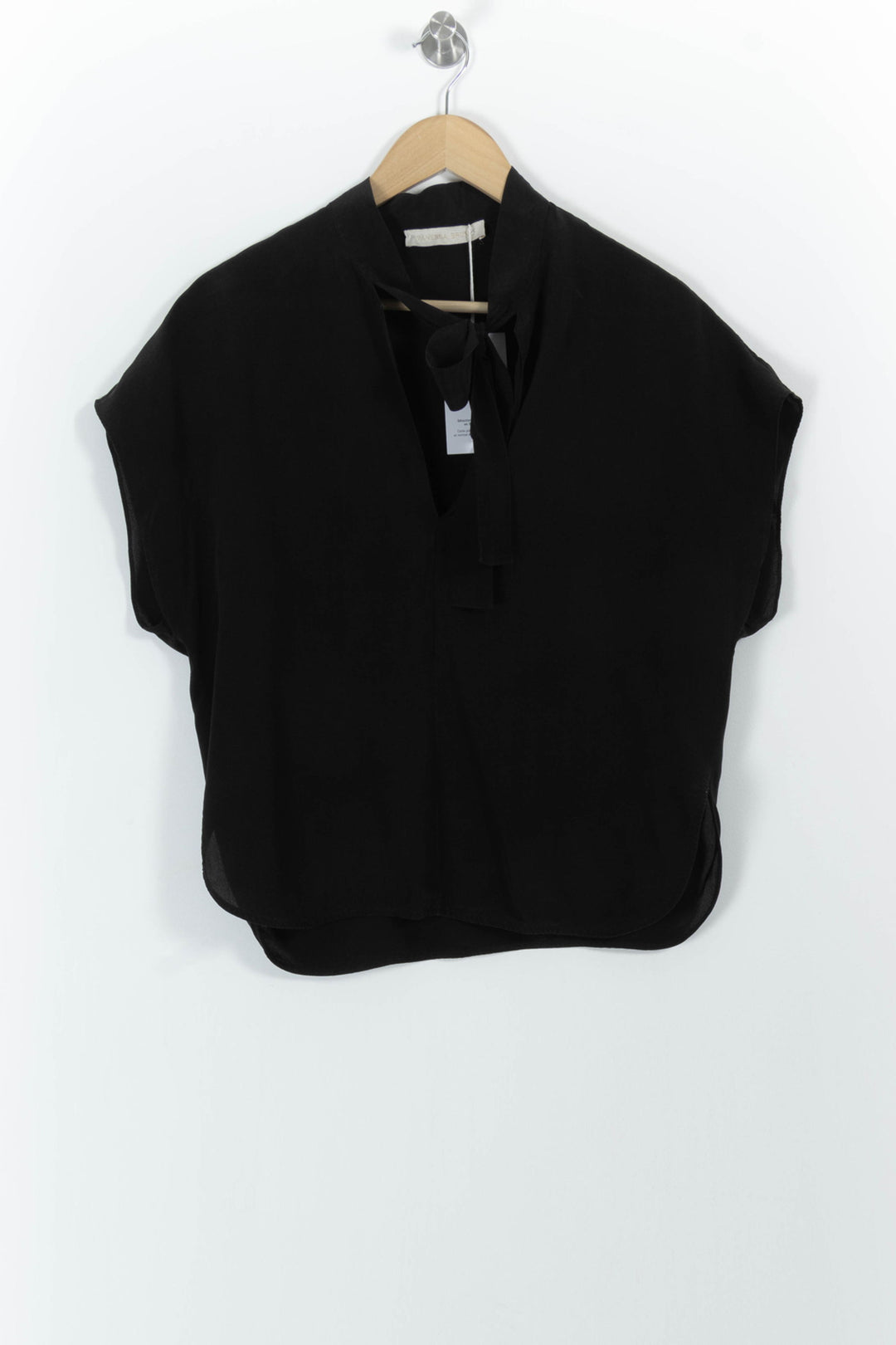 Blouse Noire - Taille S/36 de la marque Vanessa Bruno | PARAD99061 - Vendu par Paradigme - Image 2