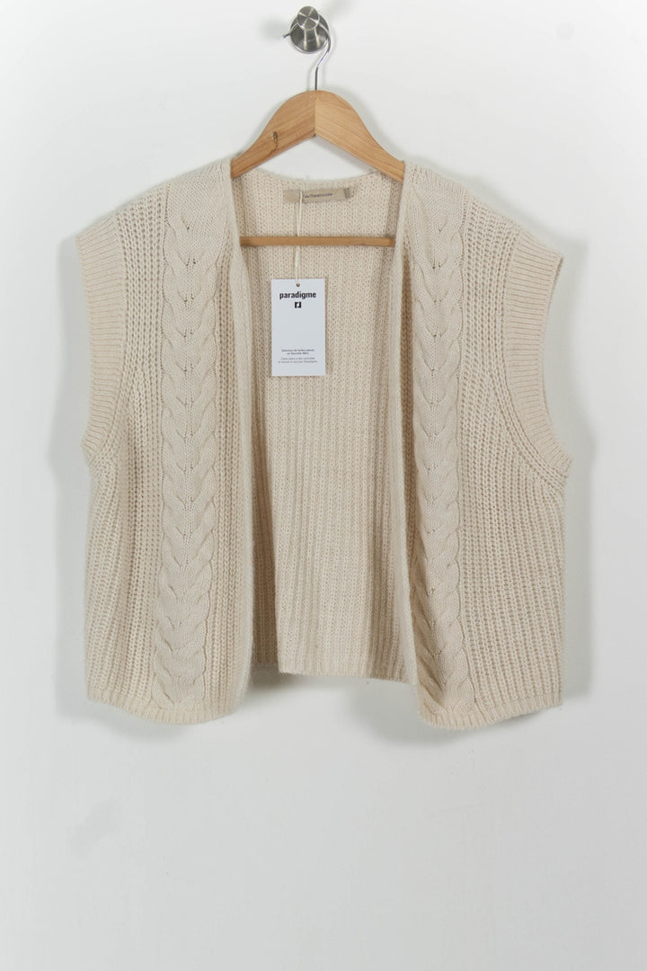 Gilet Blanc - Taille L/40 de la marque La Fée Maraboutée | PARAD99063 - Vendu par Paradigme - Image 2