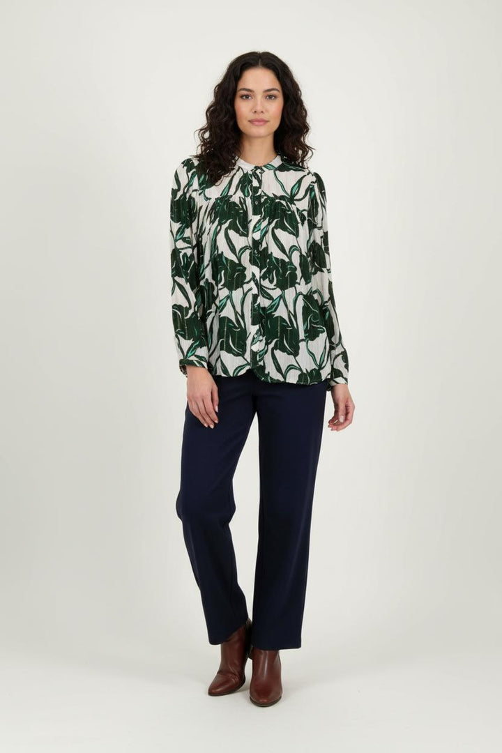 Blouse Verte et Blanche - Taille M/38 de la marque Pablo | PARAD99067 - Vendu par Paradigme - Image 1