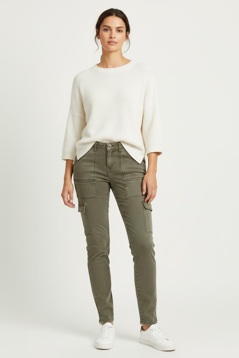 Pantalon Cargo Vert - Taille M/38 de la marque IKKS | PARAD99068 - Vendu par Paradigme - Image 1