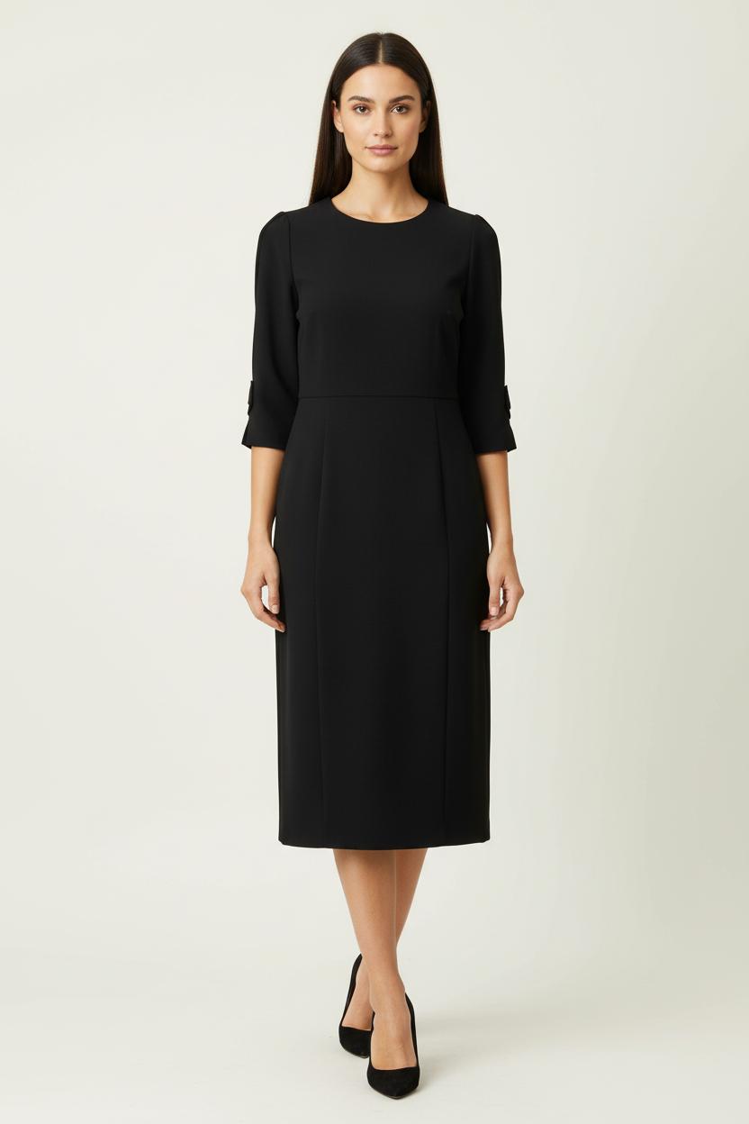 Robe Noire - Taille L/40 de la marque Tara Jarmon | PARAD99070 - Vendu par Paradigme - Image 1