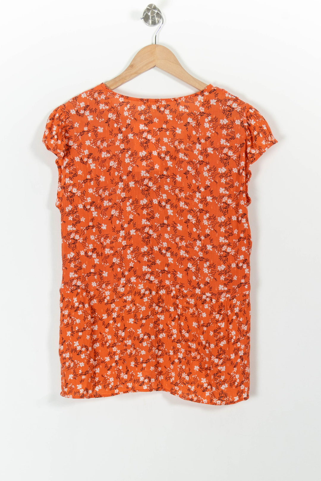 Blouse Orange et Blanche - Taille M/38 de la marque Maison 123 | PARAD99073 - Vendu par Paradigme - Image 4
