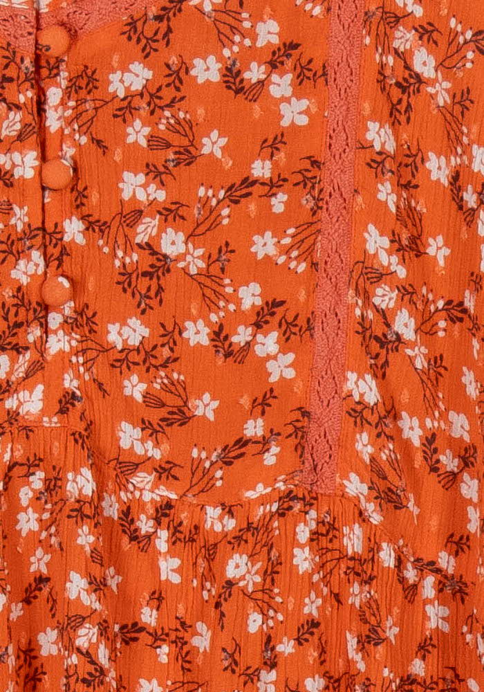Blouse Orange et Blanche - Taille M/38 de la marque Maison 123 | PARAD99073 - Vendu par Paradigme - Image 3