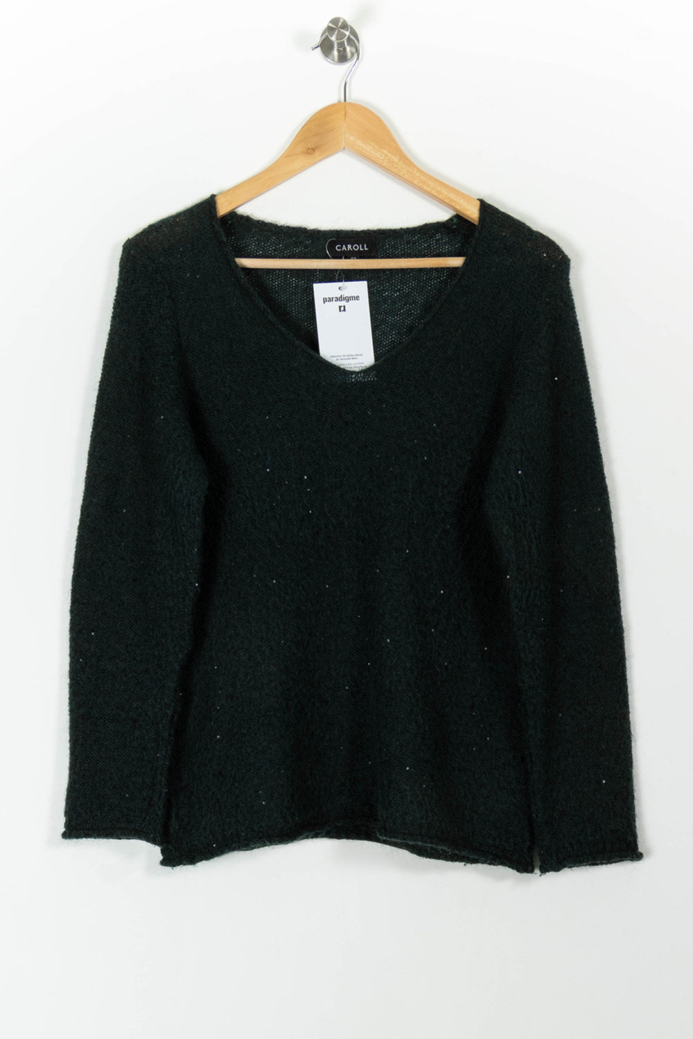 Pull Vert - Taille XL/42 de la marque Caroll | PARAD99075 - Vendu par Paradigme - Image 2