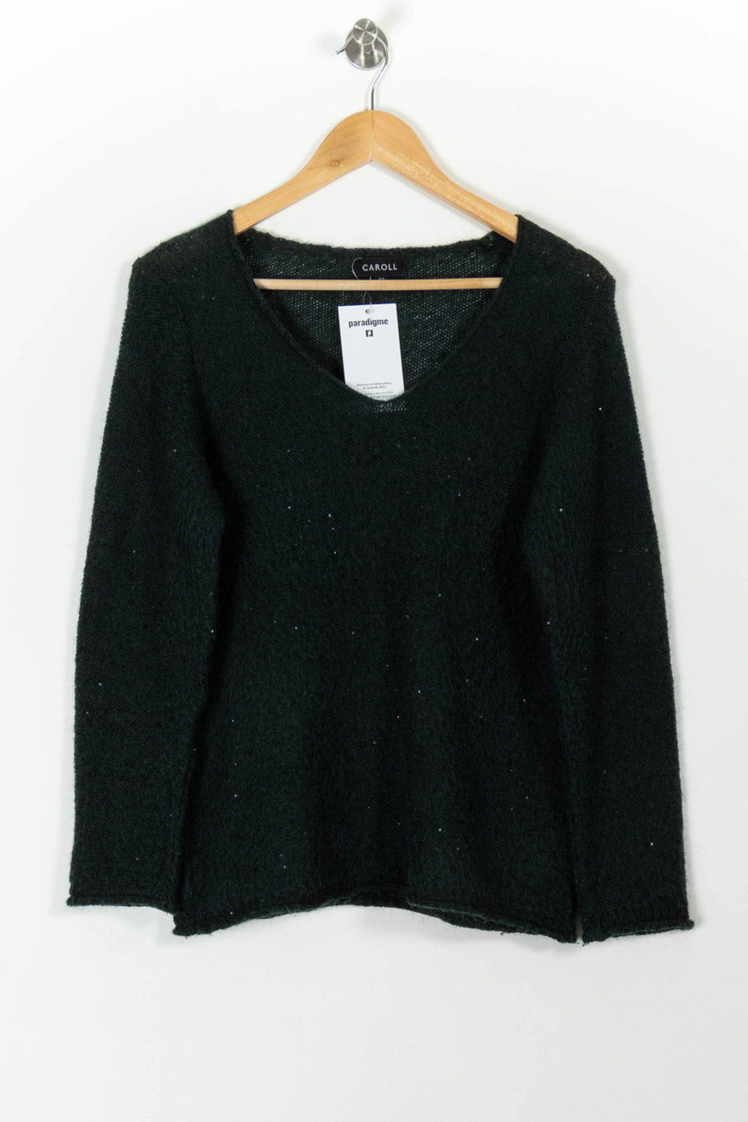 Pull Vert - Taille XL/42 de la marque Caroll | PARAD99075 - Vendu par Paradigme - Image 2