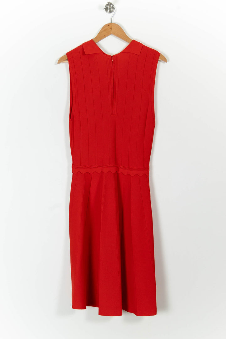Robe Sans Manches Rouge - Taille L/40 de la marque Claudie Pierlot | PARAD99077 - Vendu par Paradigme - Image 4
