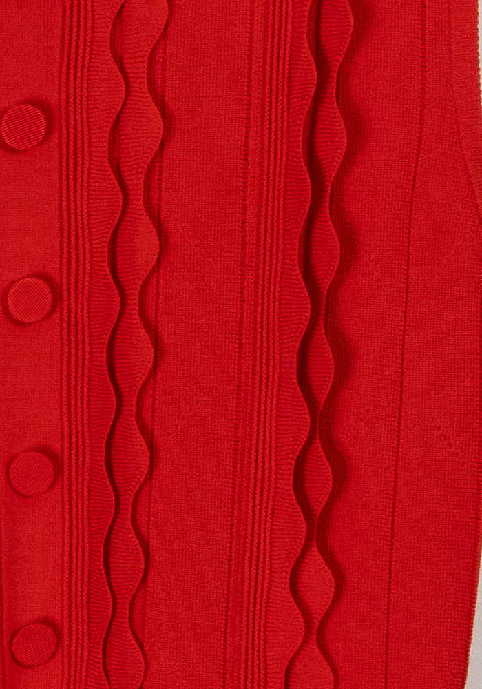Robe Sans Manches Rouge - Taille L/40 de la marque Claudie Pierlot | PARAD99077 - Vendu par Paradigme - Image 3