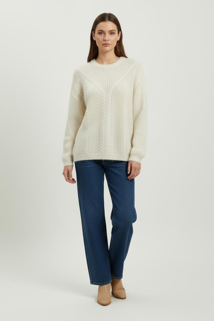 Pull Blanc - Taille S/36 de la marque Marie Sixtine | PARAD99079 - Vendu par Paradigme - Image 1