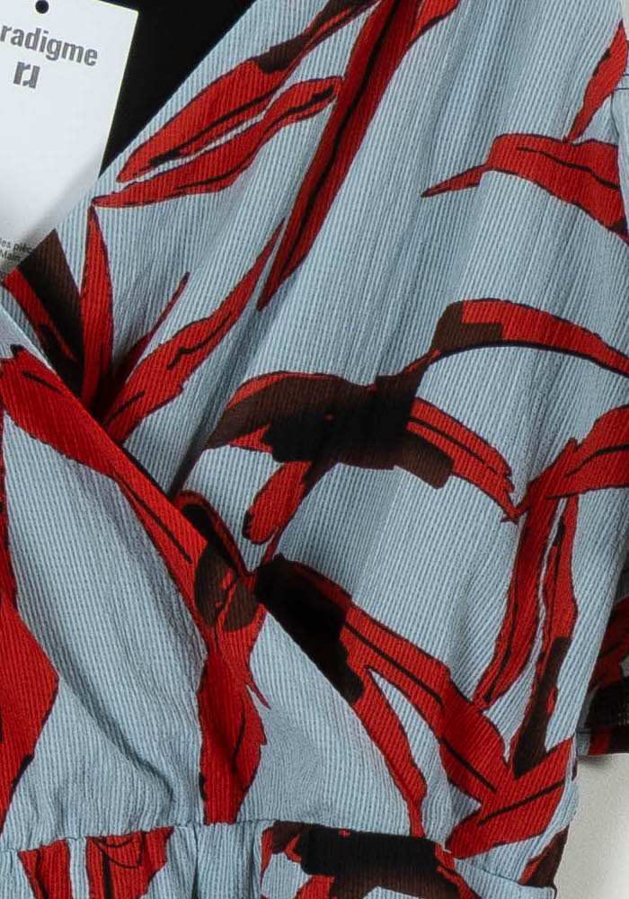 Robe Bleu et Rouge - Taille L/40 de la marque La Fée Maraboutée | PARAD99080 - Vendu par Paradigme - Image 3