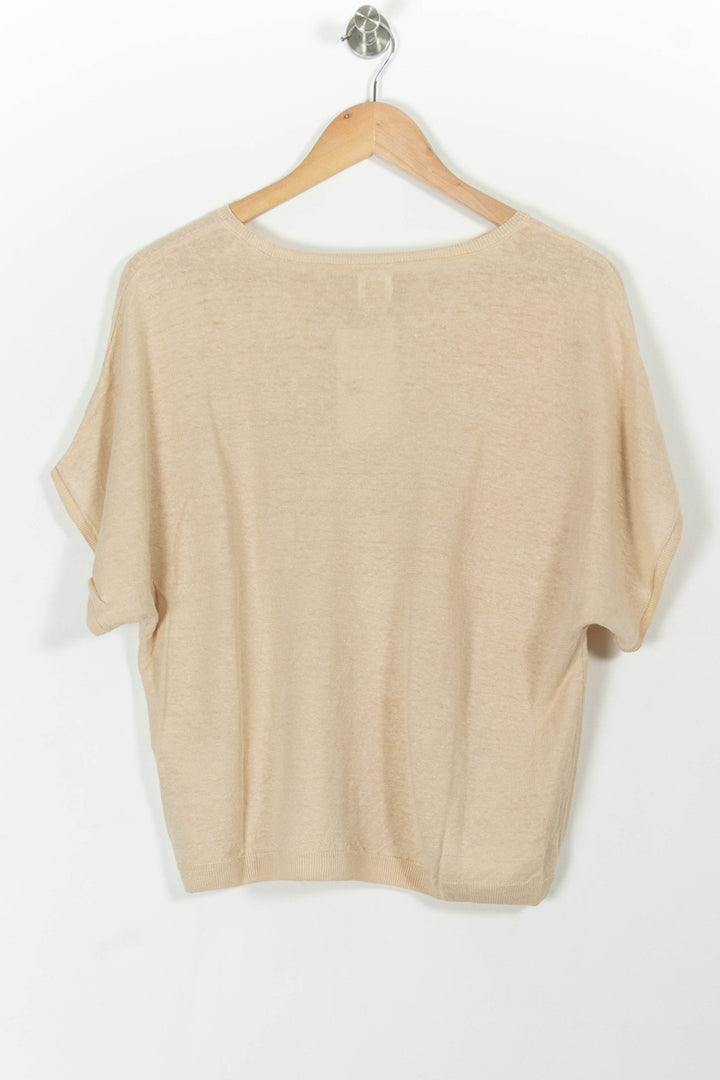 T-shirt Beige - Taille XS/34 de la marque Des petits hauts | PARAD99081 - Vendu par Paradigme - Image 4
